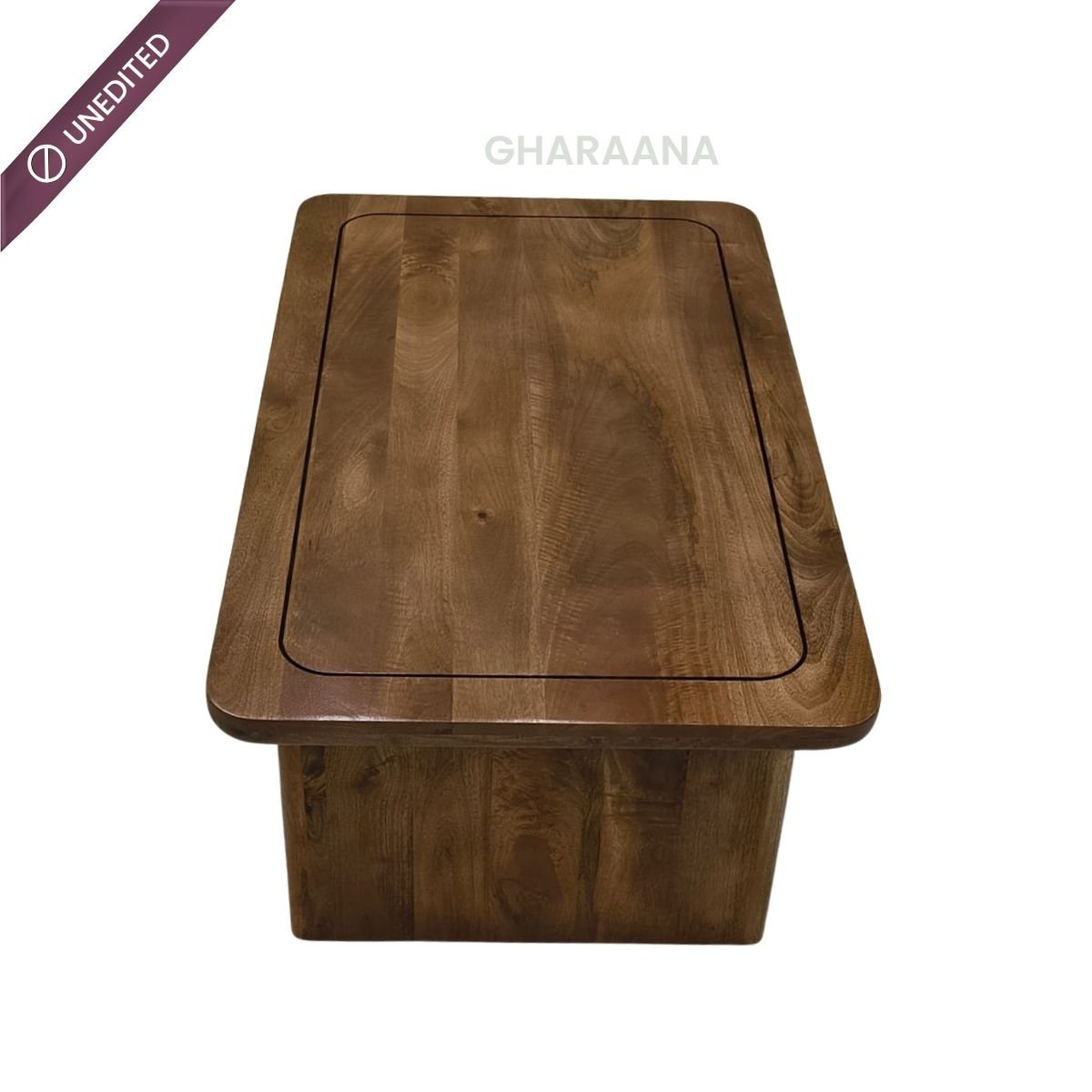 Jive Rectangular Top Solid Wood Center Table - Centre Tables - Gharaana