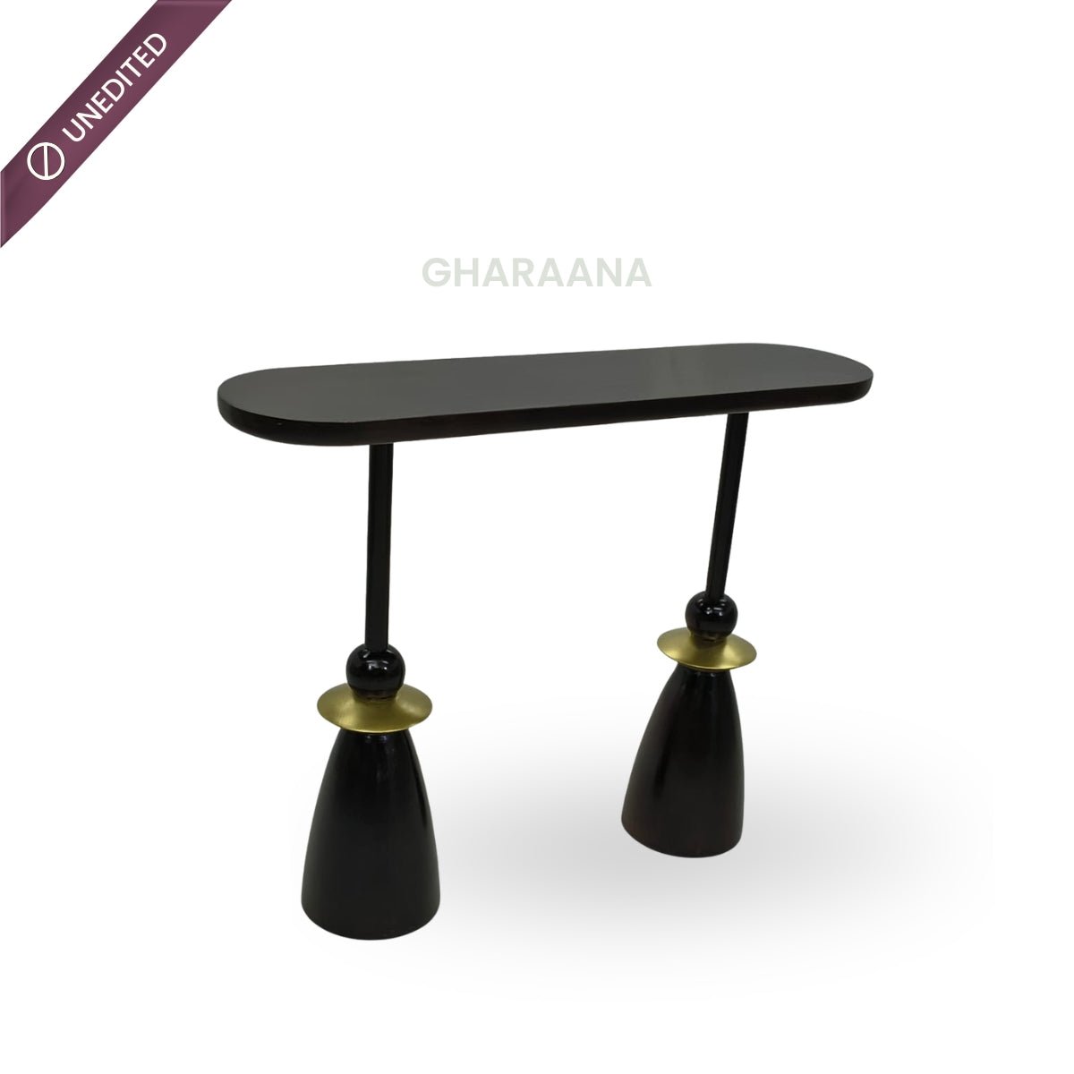 Kori Wooden Console Table - Console Tables - Gharaana