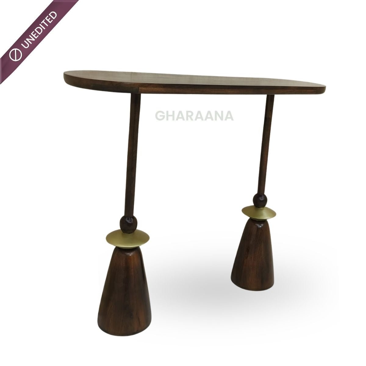 Kori Wooden Console Table - Console Tables - Gharaana
