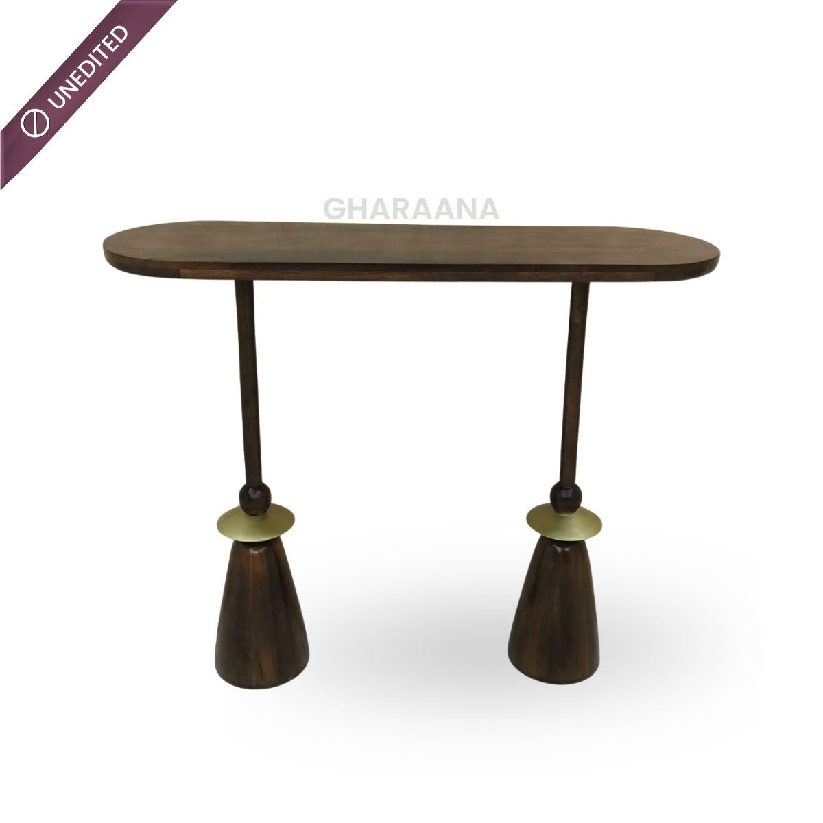 Kori Wooden Console Table - Console Tables - Gharaana