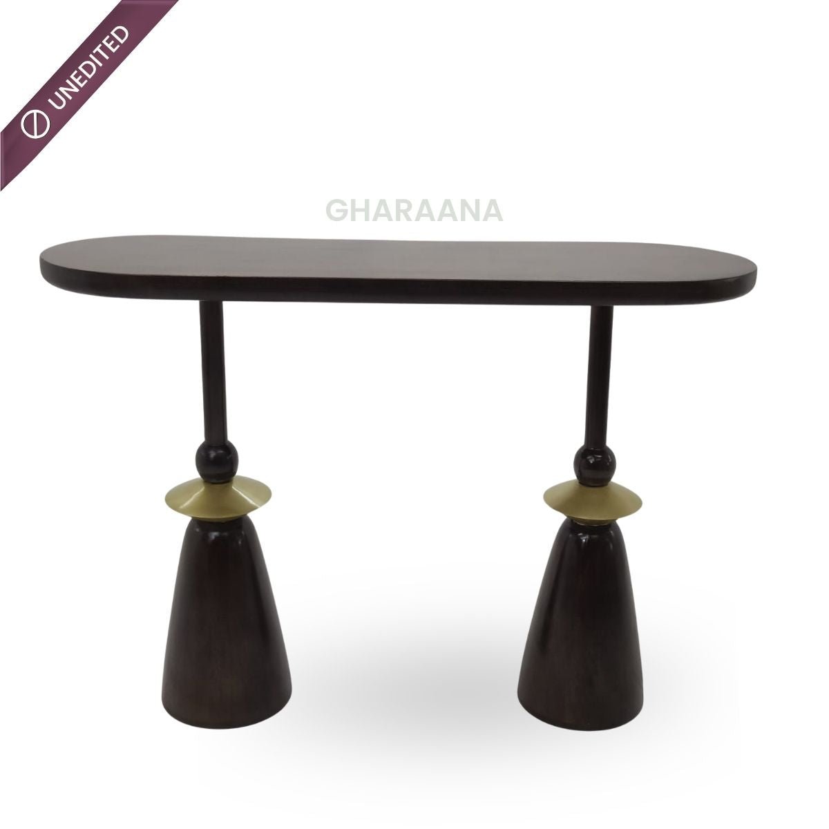 Kori Wooden Console Table - Console Tables - Gharaana