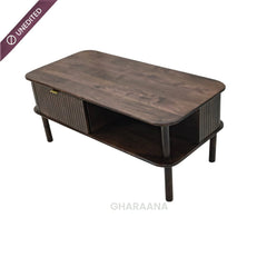 Kram Wooden Storage Centre Table - Centre Tables - Gharaana
