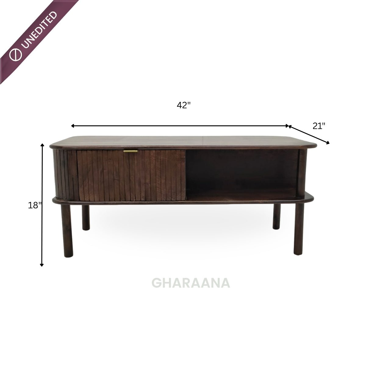 Kram Wooden Storage Centre Table - Centre Tables - Gharaana
