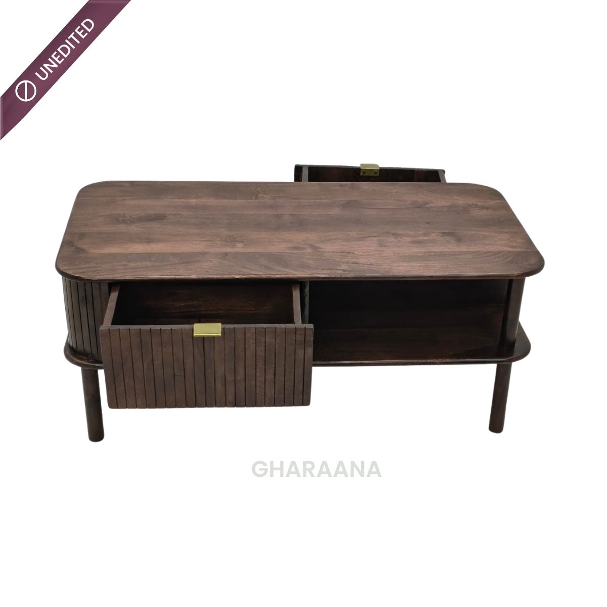 Kram Wooden Storage Centre Table - Centre Tables - Gharaana