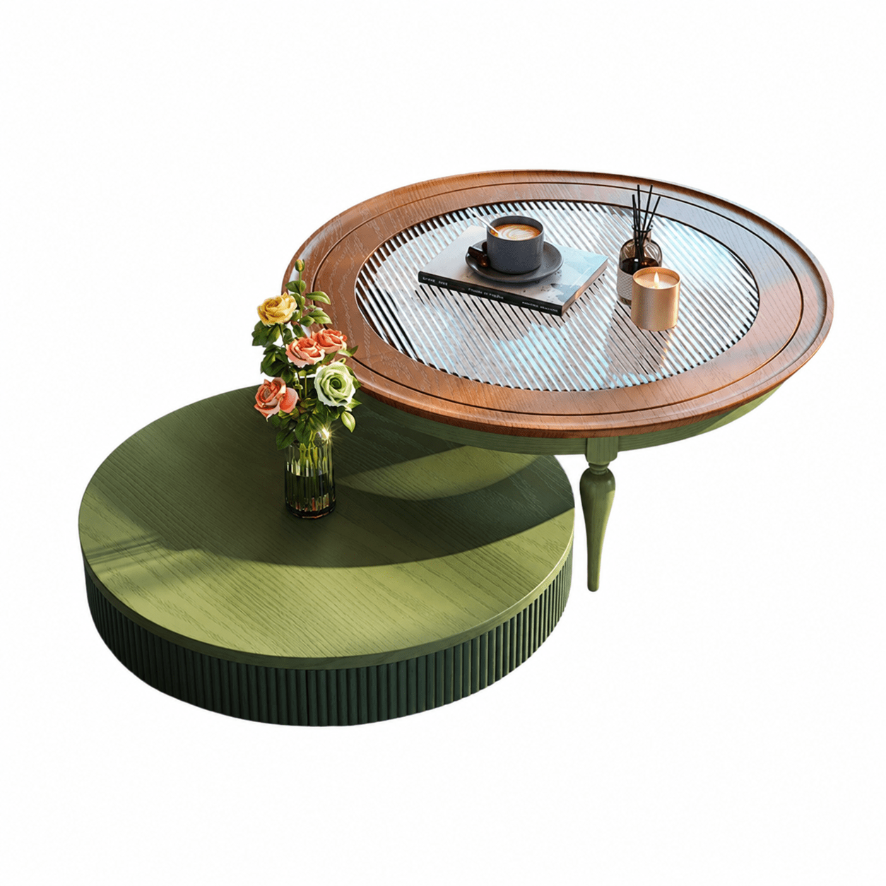 Virgo Solid Wood Centre Table - Centre Tables - Gharaana