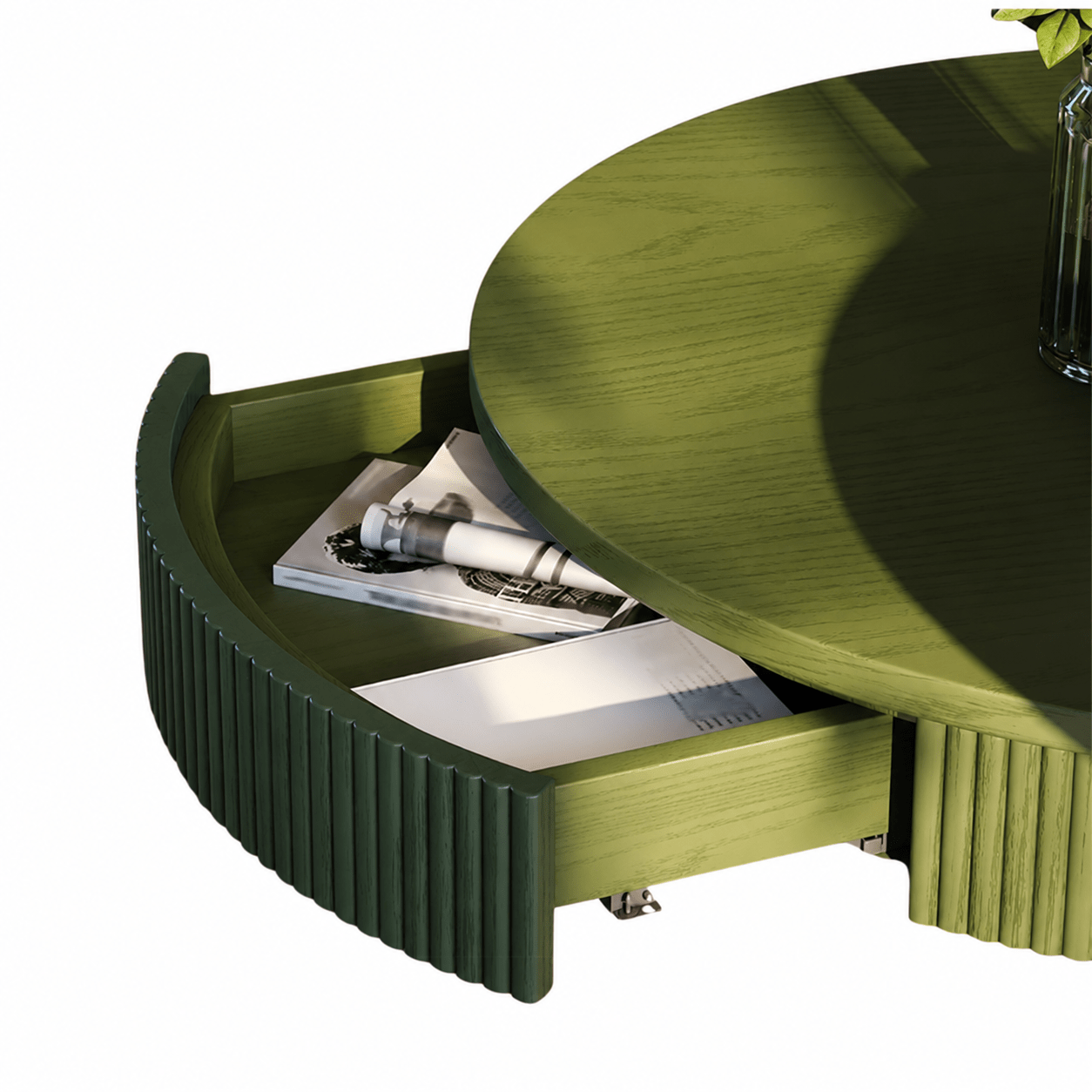 Virgo Solid Wood Centre Table - Centre Tables - Gharaana