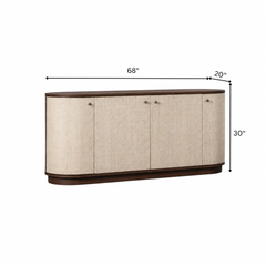 Maya Wooden Storage Cabinet
