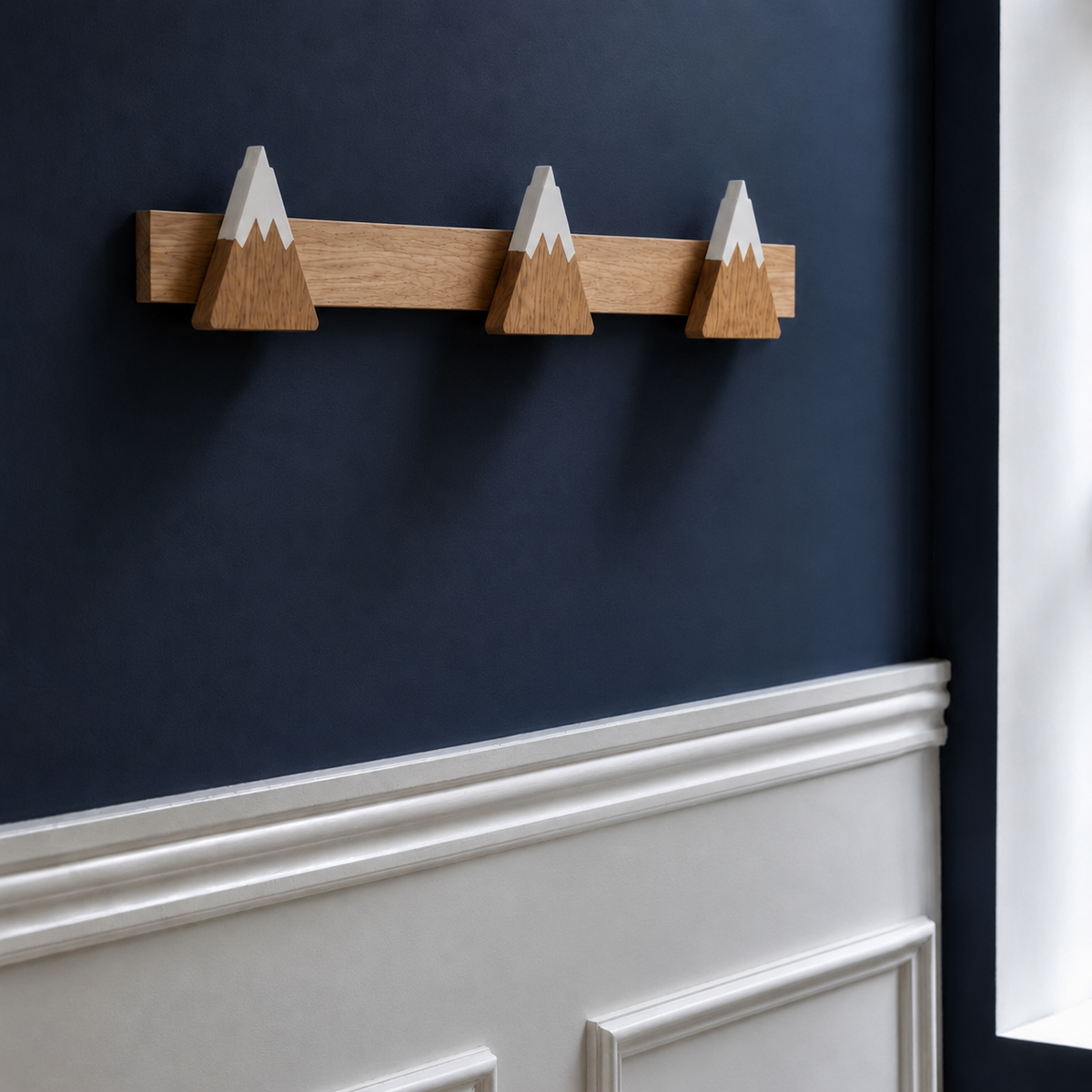 Snow Wooden Wall-Hooks