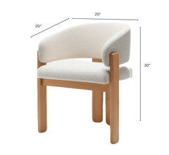 Somany Round Wooden Dining Table Set