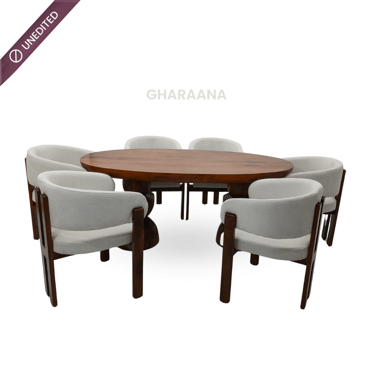 Somany Wooden Dining Table Set - Dining Set - Gharaana