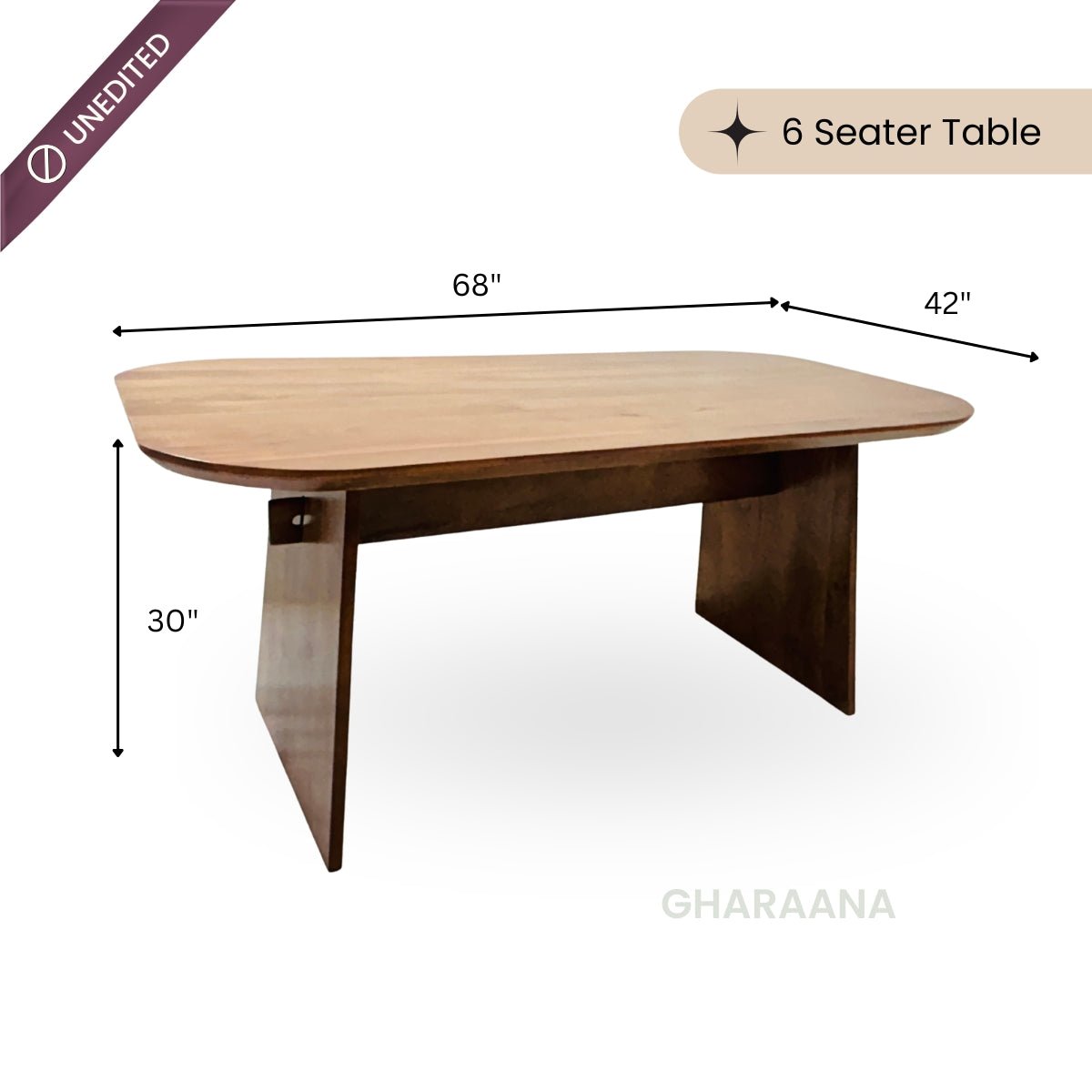 Arth Wooden Dining Table Set - Dining Set - Gharaana