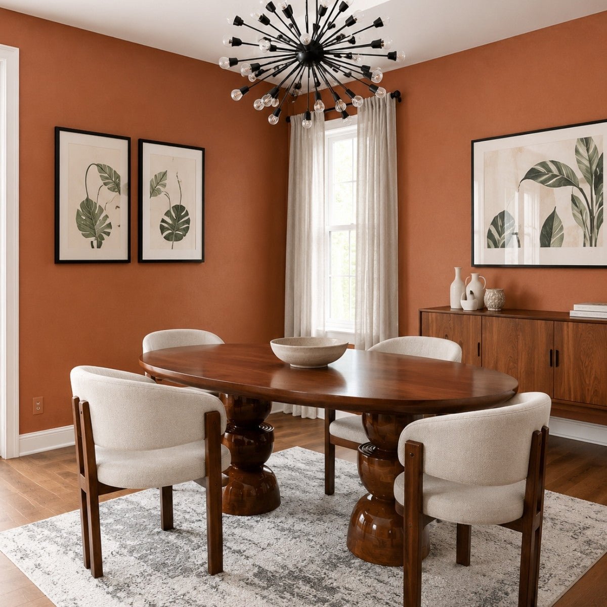 Somany Wooden Dining Table Set - Dining Set - Gharaana