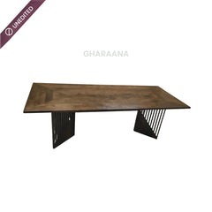 Rida Wooden Dining Table Set with chairs - Dining Set - Gharaana