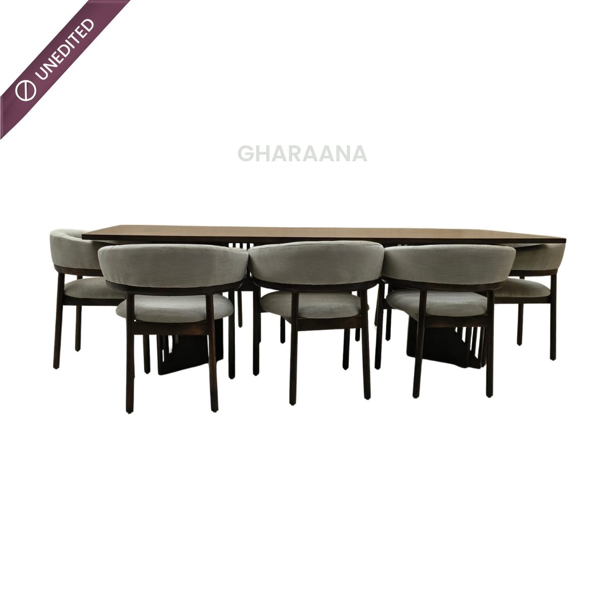Rida Wooden Dining Table Set with chairs - Dining Set - Gharaana