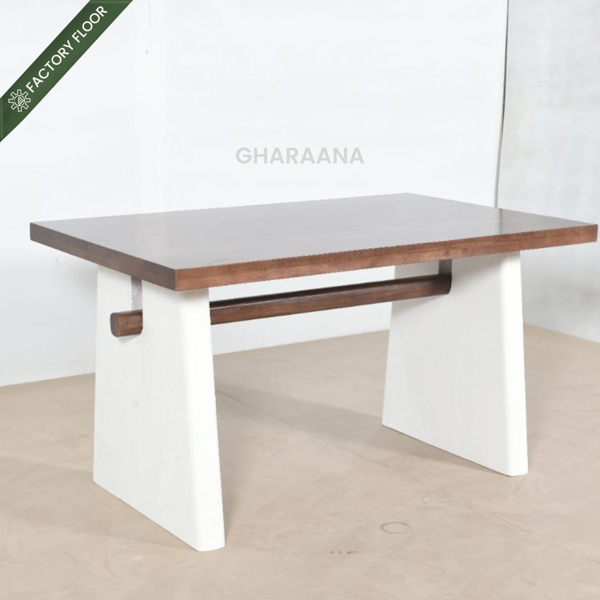 Vaayu Wooden Dining Table Set - Dining Set - Gharaana