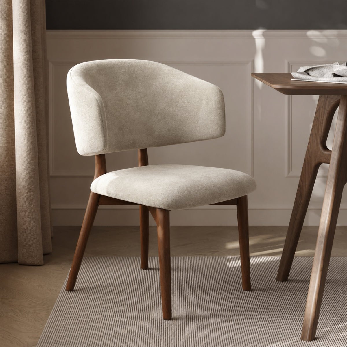 Crescent S/2 Dining Chairs - Dining Chairs - Gharaana