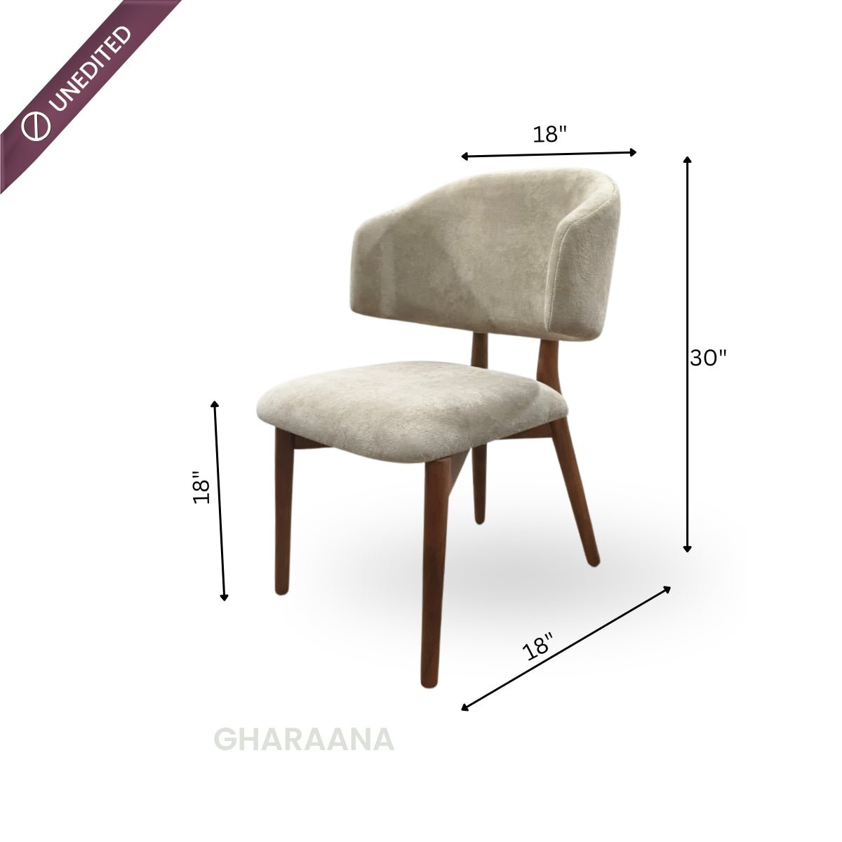 Crescent S/2 Dining Chairs - Dining Chairs - Gharaana