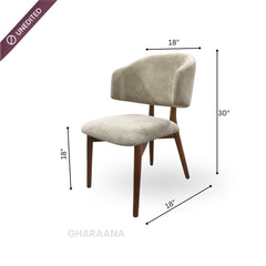 Crescent S/2 Dining Chairs - Dining Chairs - Gharaana
