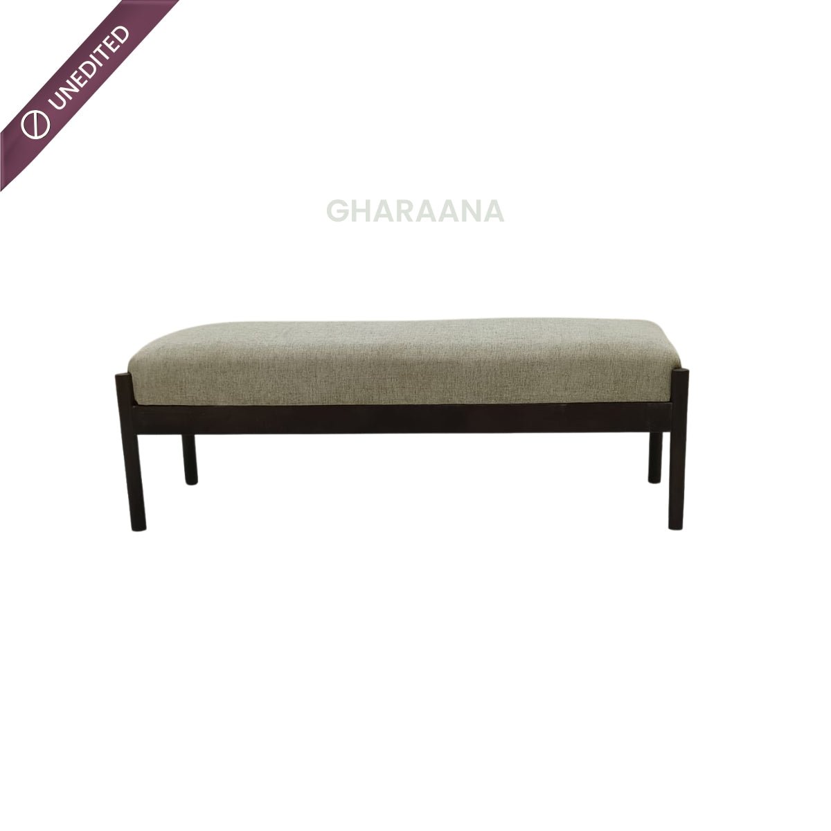 Verona Plush Wooden Bench - Dining Chairs - Gharaana