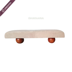 Somany Plush Wooden Bench - Dining Chairs - Gharaana