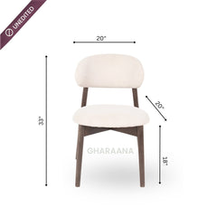 Ella S/2 Dining Chairs - Dining Chairs - Gharaana