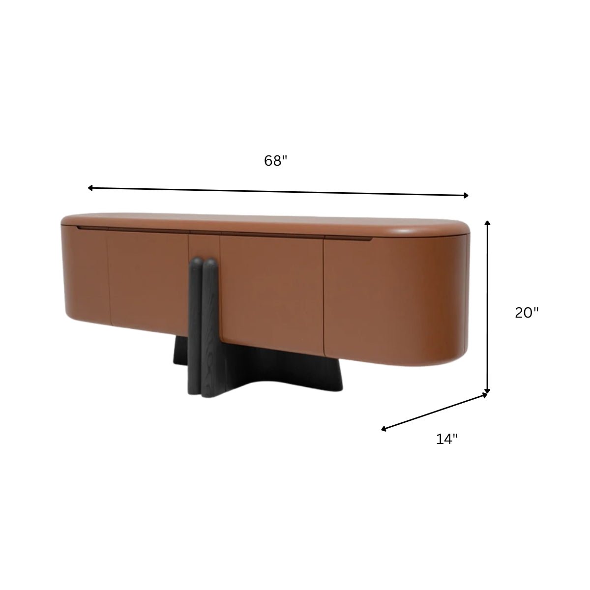 Reeva Wooden 6FT TV Console - Entertainment Centers & TV Stands - Gharaana