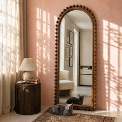Pearl Wooden Full-Length Mirror
