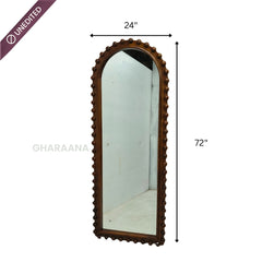 Pearl Wooden Full-Length Mirror