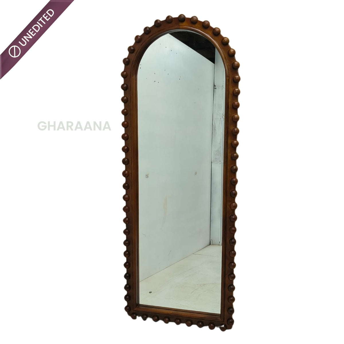 Pearl Wooden Full-Length Mirror