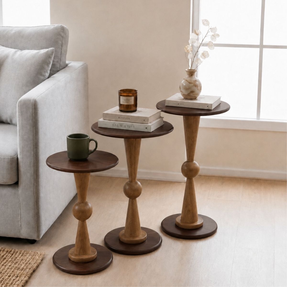 Casa Wooden Side Table
