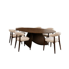 Celine Wooden Dining Table Set