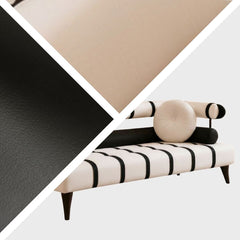 Ecplise Striped Upholstered Daybed - Sofas - Gharaana