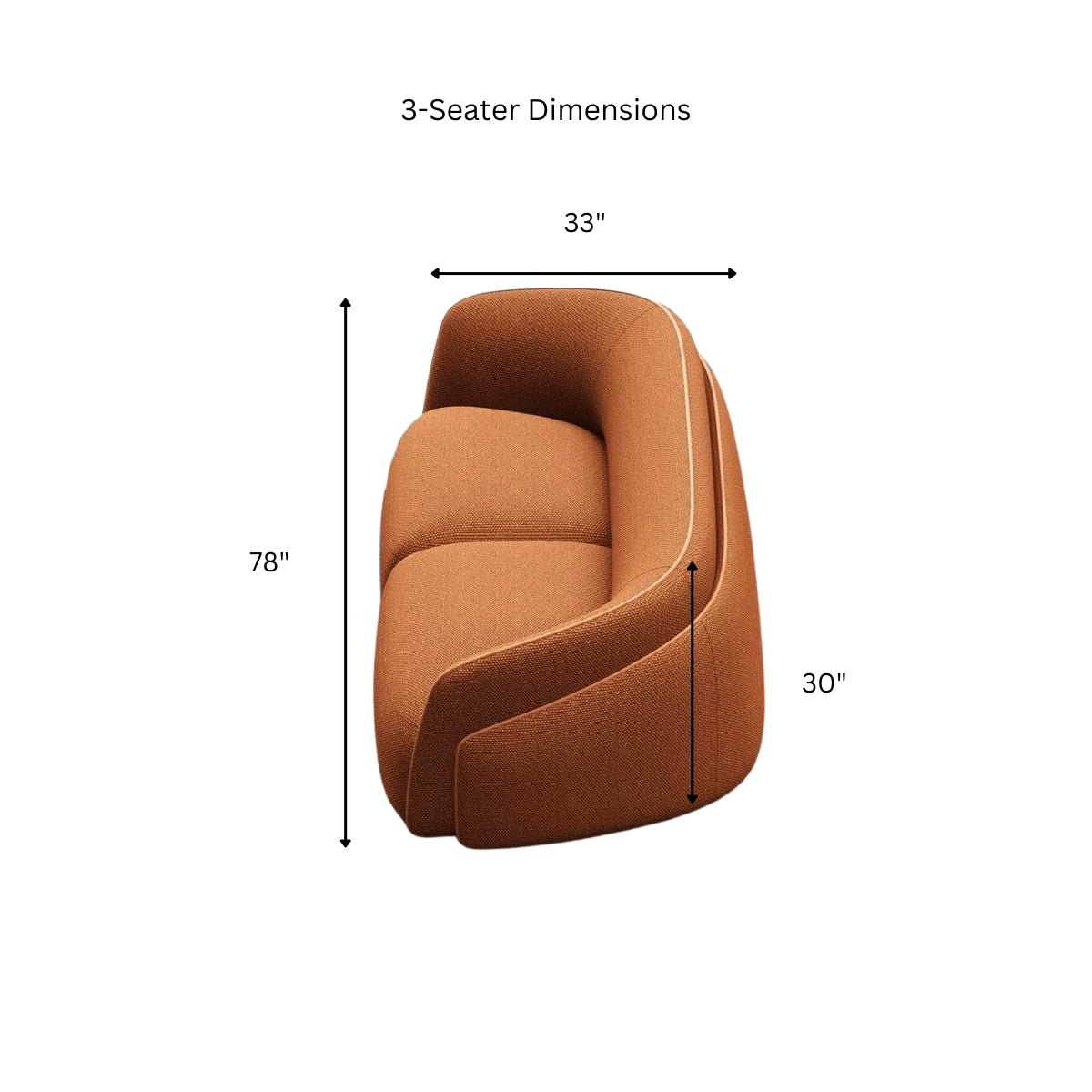 Reeva Custom Wooden Upholstered Leatherette Sofa - Sofas - Gharaana