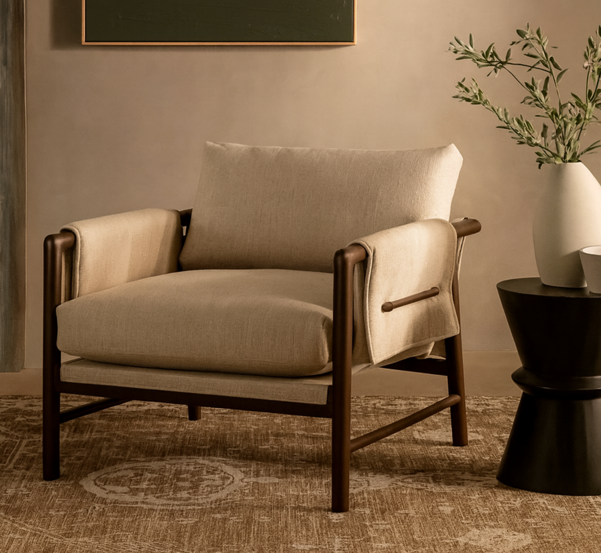 Kram Plush Armchair