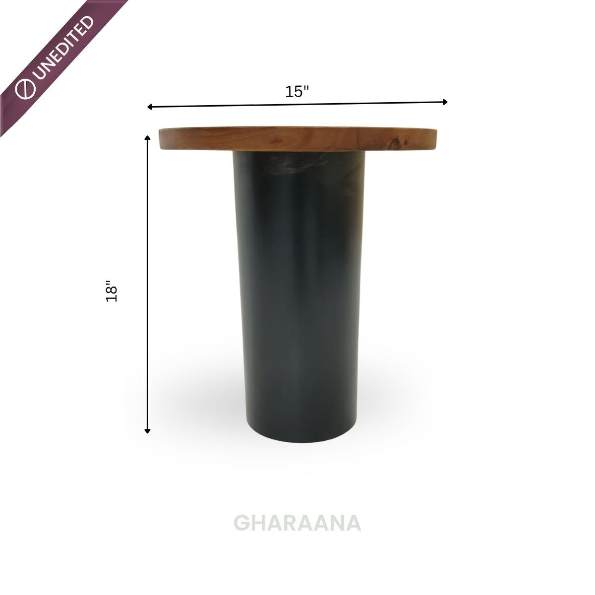 Rooted Wooden Side Table - Side Tables - Gharaana