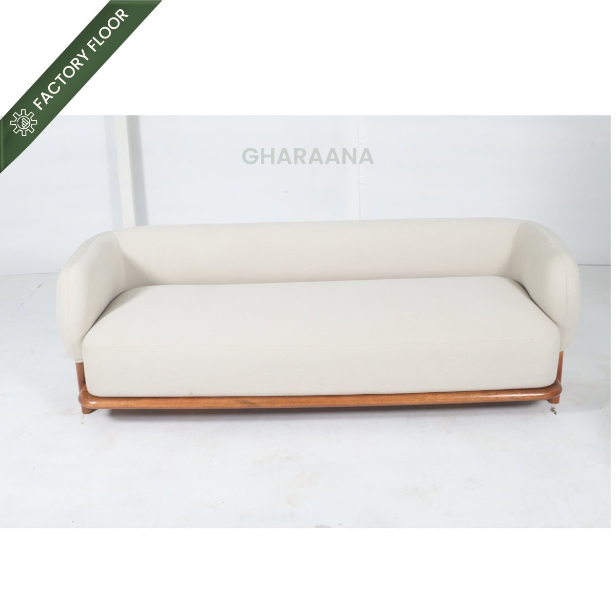 Forum Custom Wooden Upholstered Sofa - Sofas - Gharaana