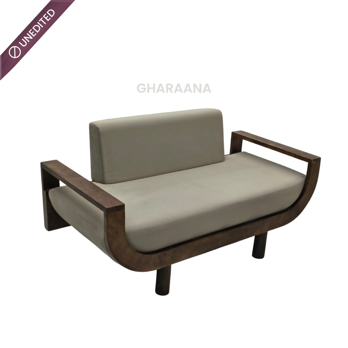 Century Custom Wooden Upholstered Sofa - Sofas - Gharaana