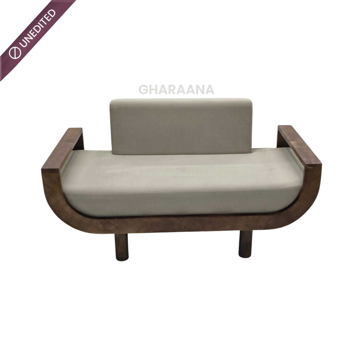 Century Custom Wooden Upholstered Sofa - Sofas - Gharaana