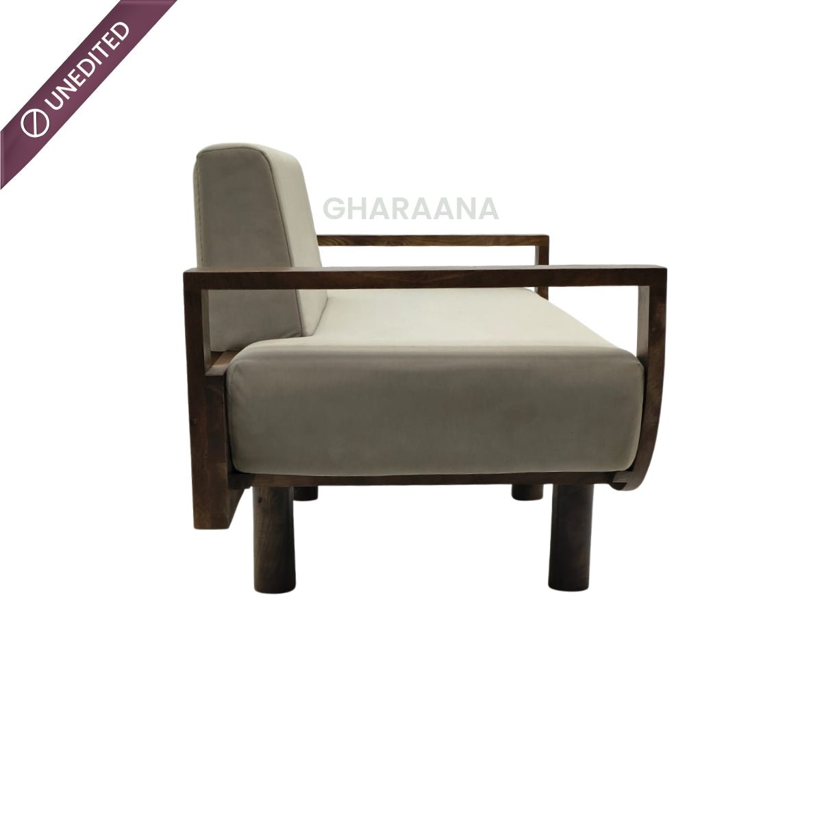 Century Custom Wooden Upholstered Sofa - Sofas - Gharaana