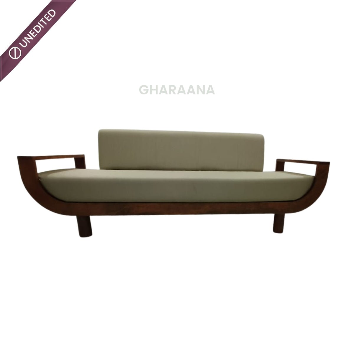 Century Custom Wooden Upholstered Sofa - Sofas - Gharaana