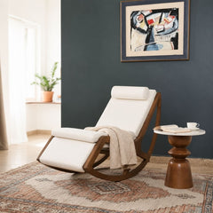 Snooze Armchair with Saaya Side Table Combo (Set of 2) - Armchairs - Gharaana