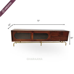 Lara Wooden 6FT TV Console - Entertainment Centers & TV Stands - Gharaana