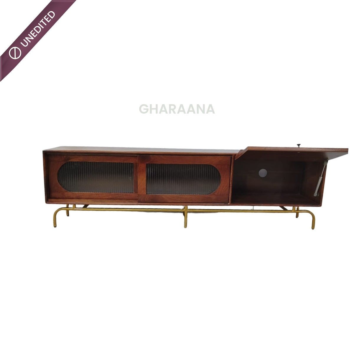Lara Wooden 6FT TV Console - Entertainment Centers & TV Stands - Gharaana