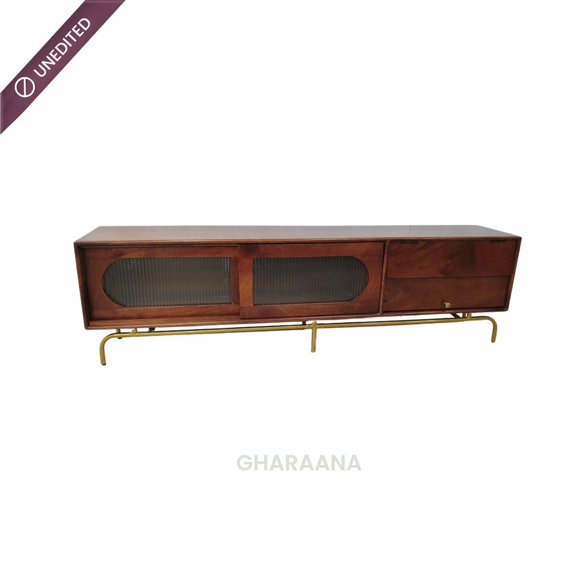 Lara Wooden 6FT TV Console - Entertainment Centers & TV Stands - Gharaana
