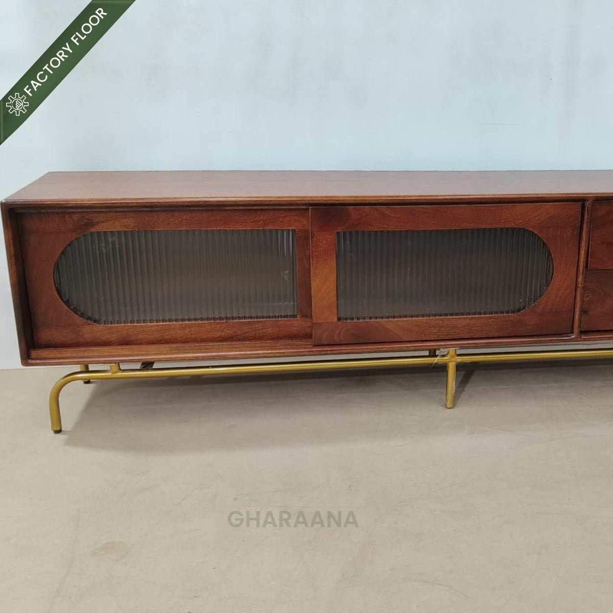Lara Wooden 6FT TV Console - Entertainment Centers & TV Stands - Gharaana