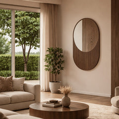 Kiva 62" Fluting Wall Mirror - Mirrors - Gharaana