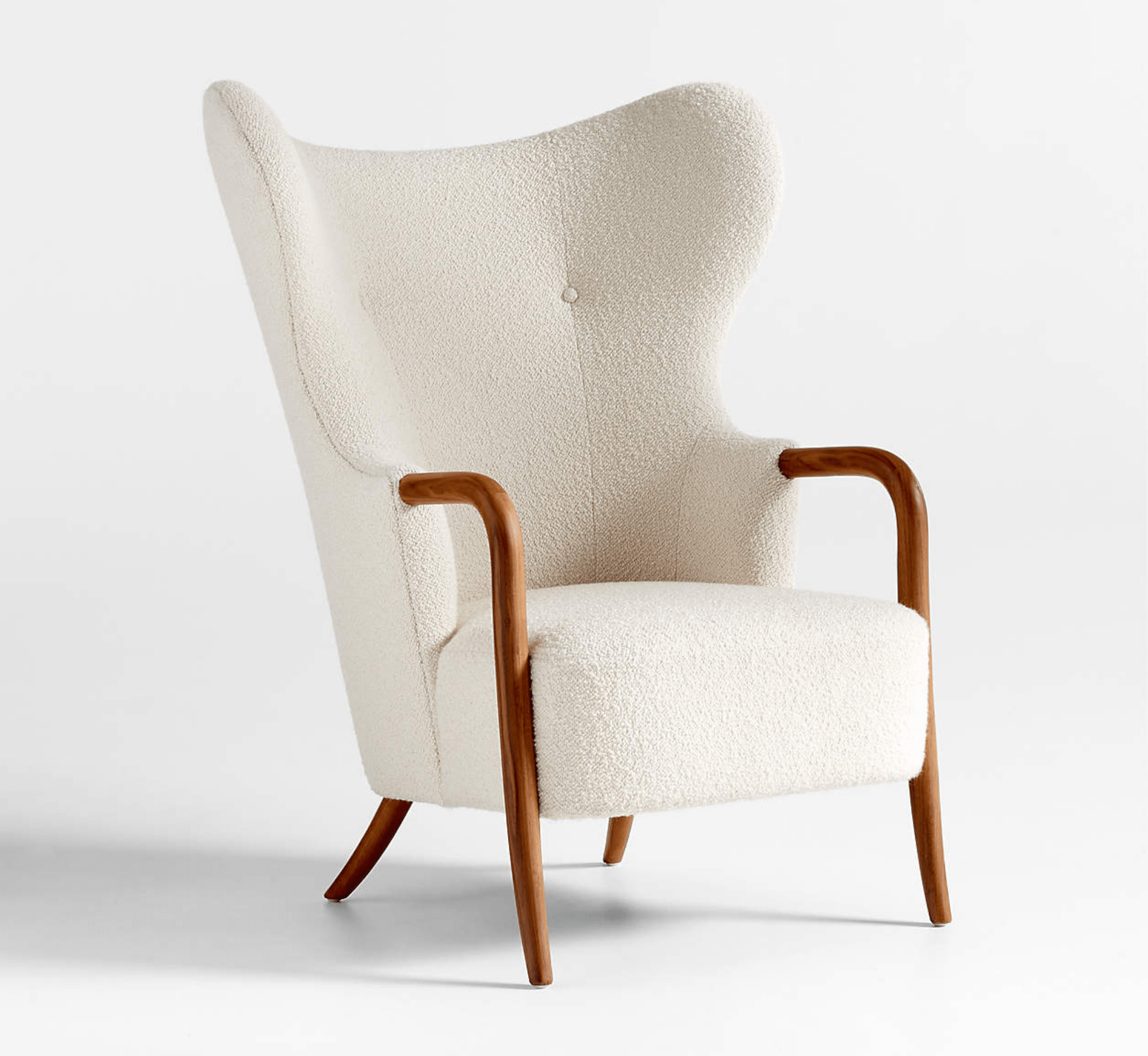 Gharaana Armchairs Aks Plush High-Back Armchair