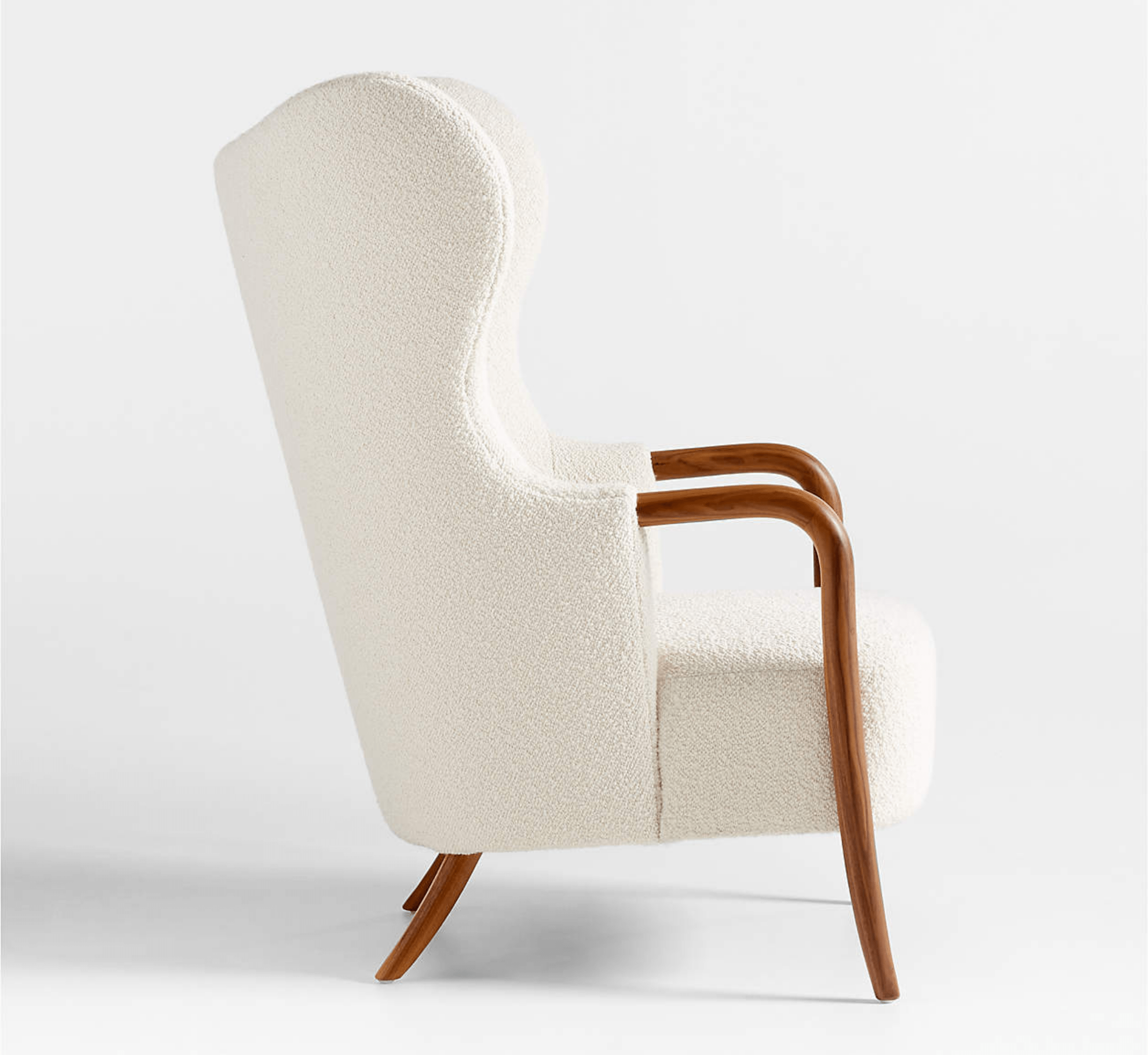Gharaana Armchairs Aks Plush High-Back Armchair
