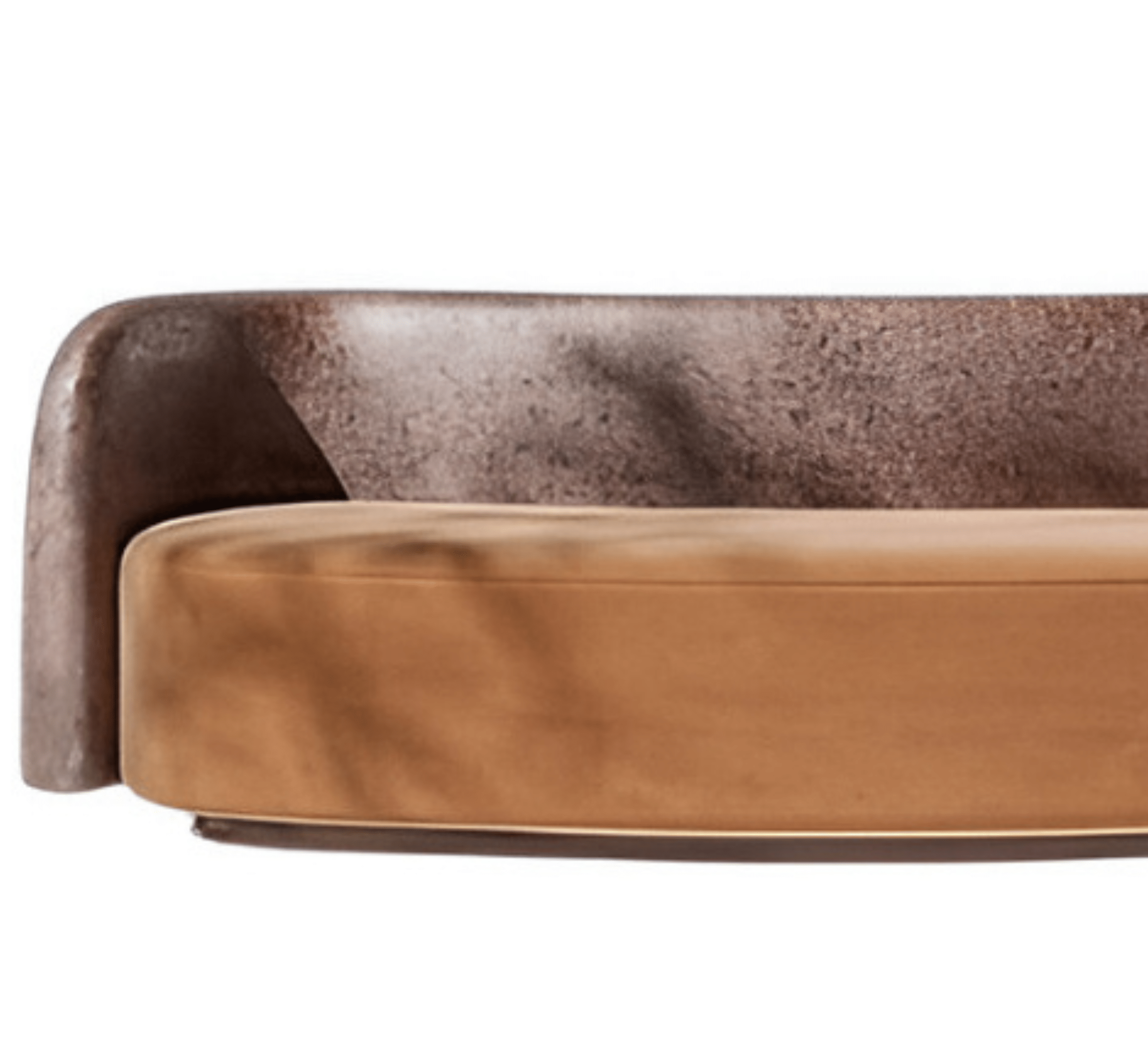 Gharaana Armchairs Cleo Wooden Plush 2-Seater Sofa