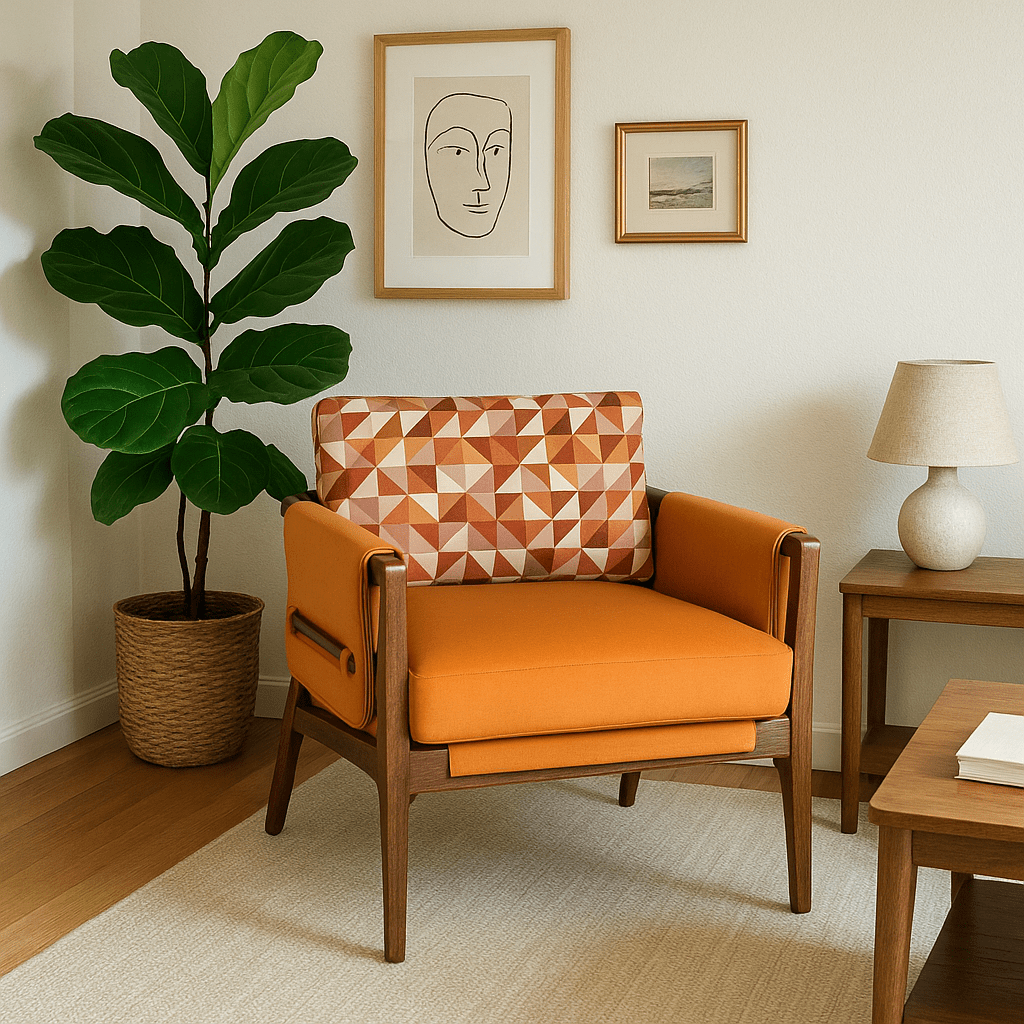 Gharaana Armchairs Kram Plush Armchair